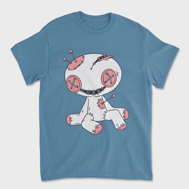 Voodoo Doll Happy, Unisex Men's T-Shirt