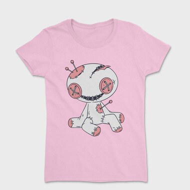 Women's T-Shirt, Voodoo Doll Happy