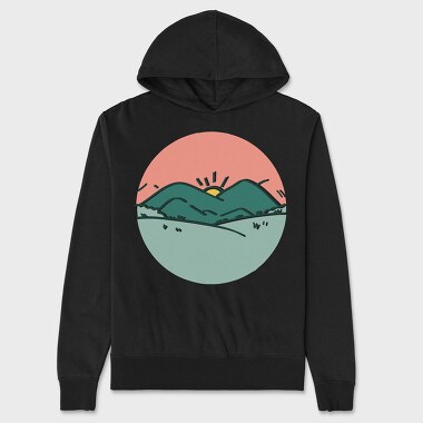 Nature Scenery 5, Unisex Men's Hoodie