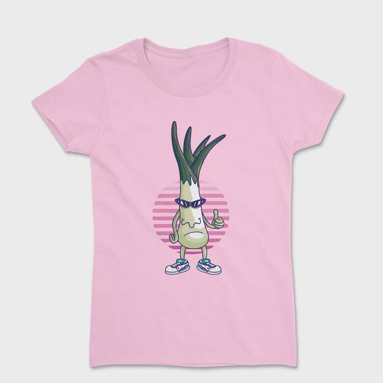Funny Leek, Women's T-Shirt