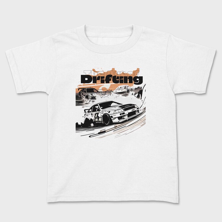 Art of Drifting Drift, Kids' T-Shirt