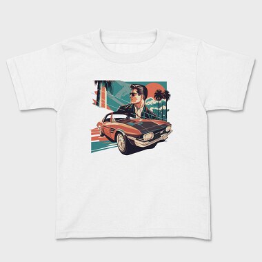 Auto Classic Luxury Landscape Palms, Kids' T-Shirt