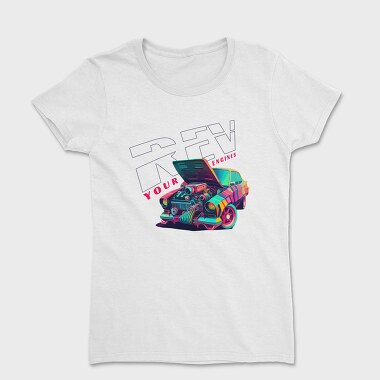 Car Engine, Women's T-Shirt