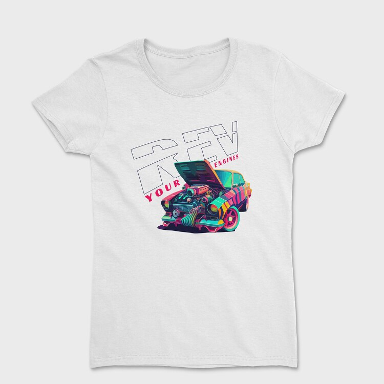 Car Engine, Women's T-Shirt