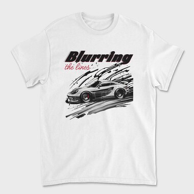 Unisex Men's T-Shirt, Car Sport Motion