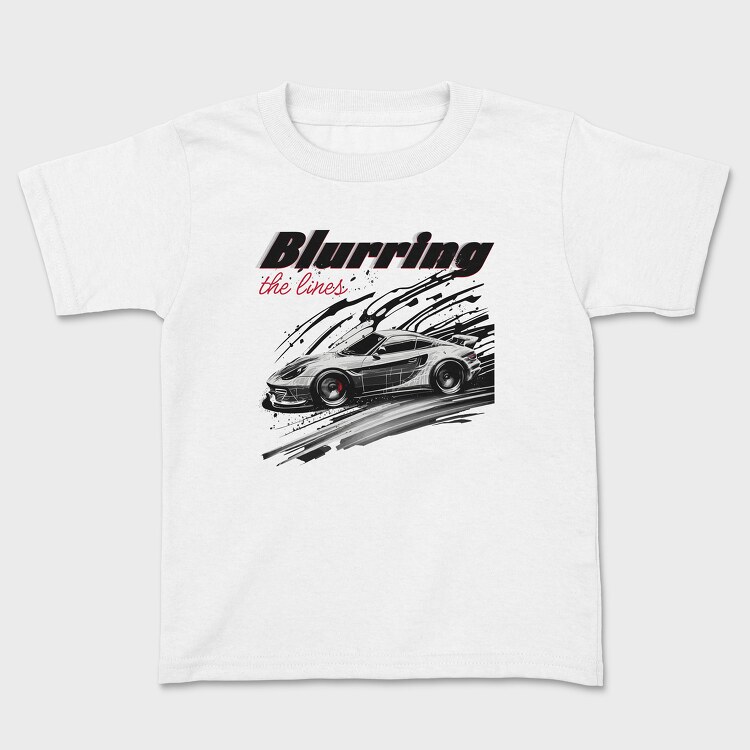 Car Sport Motion, Kids' T-Shirt