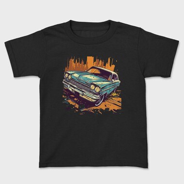 Classic Car Comic, Kids' T-Shirt