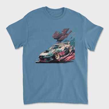 Customized Japanese Car Smoke Effects, Unisex Men's T-Shirt