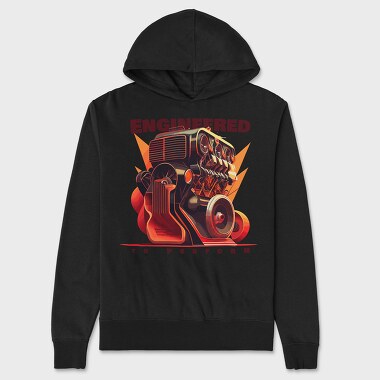 Engineered to Perform, Unisex Men's Hoodie