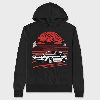 Classic Car MountainsClassic Charm, Unisex Men's Hoodie