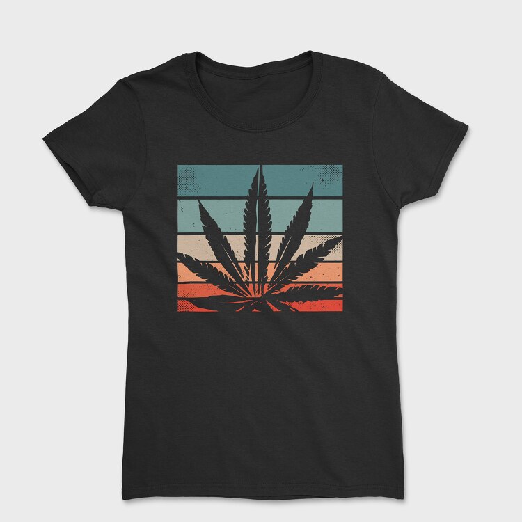 Cannabis Retro Design, Women's T-Shirt