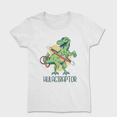 Velociraptor Hula Hoop, Women's T-Shirt