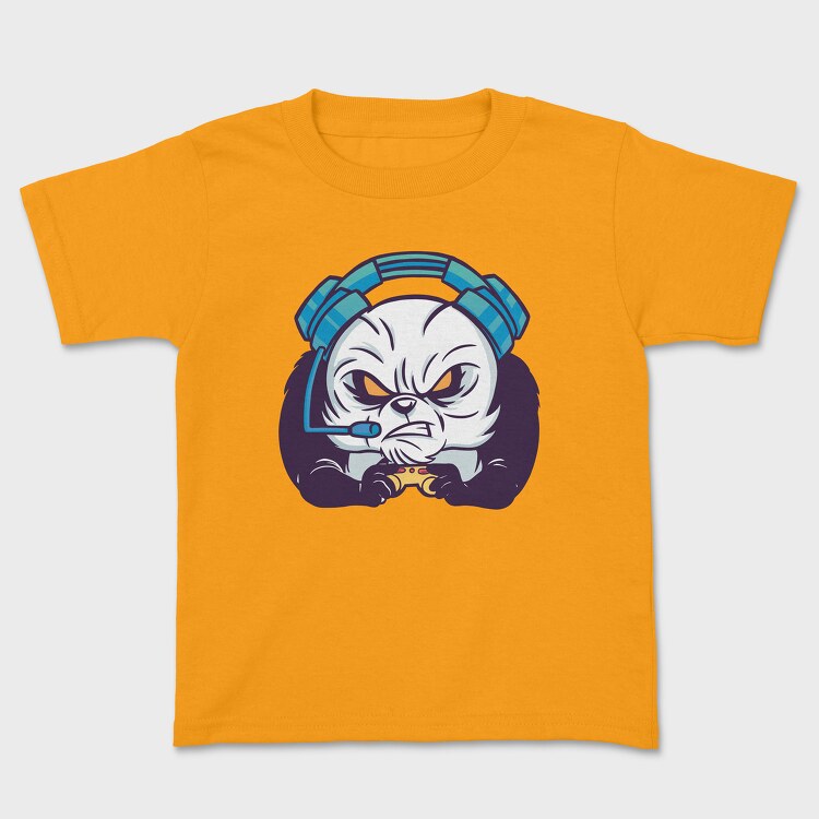 Panda Gamer, Kids' T-Shirt