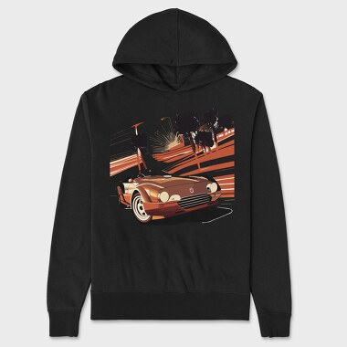 Classic Convertible Palm Trees, Unisex Men's Hoodie