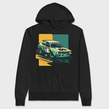 Classic Rally Racing Car, Унисекс Мъжко Суичър