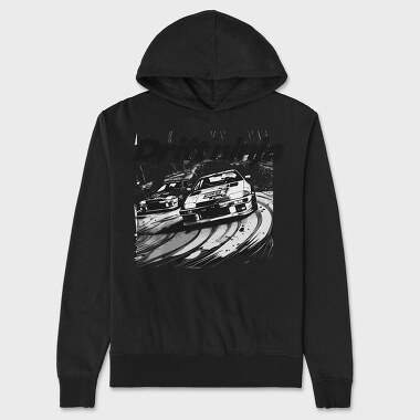 Drift Ninja Drift Racing Competition Cars, Unisex Men's Hoodie