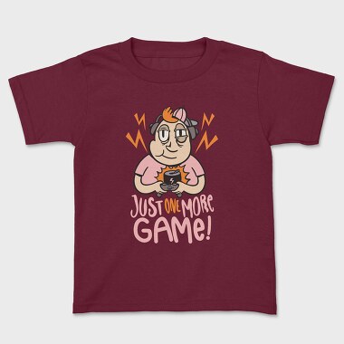 One More Game, Kids' T-Shirt