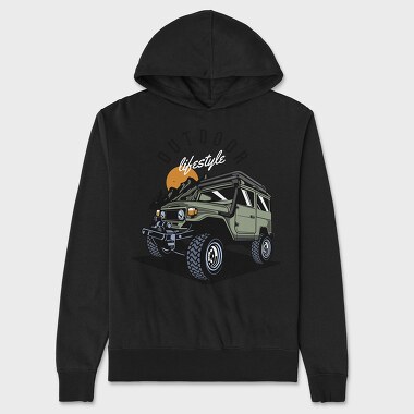 Outdoor Adventure Jeep Offroad, Унисекс Мъжко Суичър