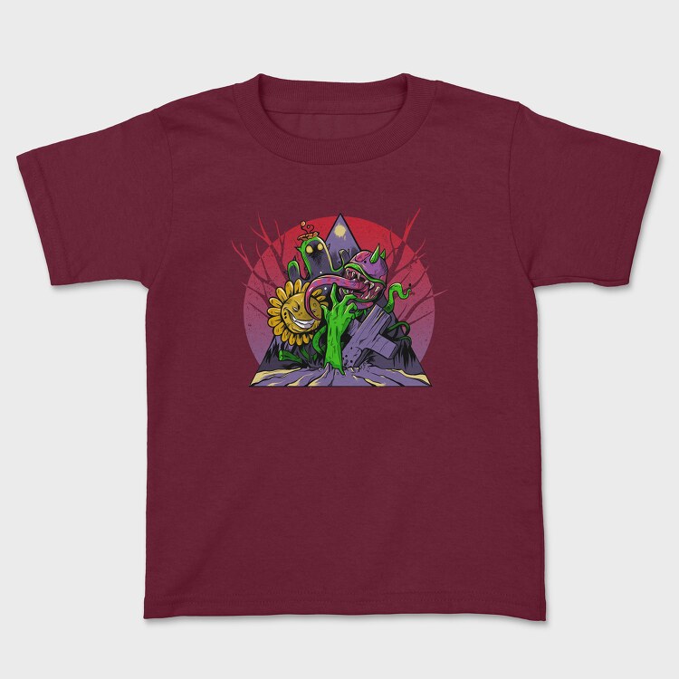 PlantsVSZombies Illustration, Kids' T-Shirt