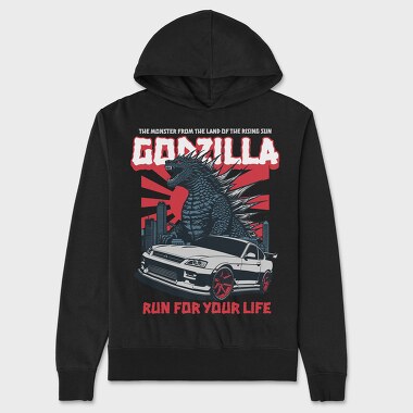 Godzilla Gtr Skyline, Unisex Men's Hoodie