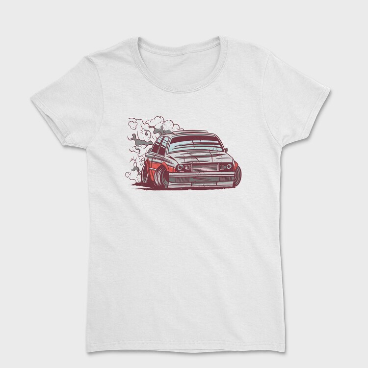 Car Drifting, Women's T-Shirt