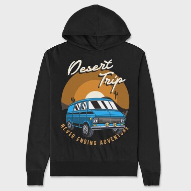 Desert Trip Never Ending Adventure, Unisex Men's Hoodie
