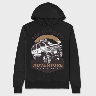 Off Road Van 0, Unisex Men's Hoodie