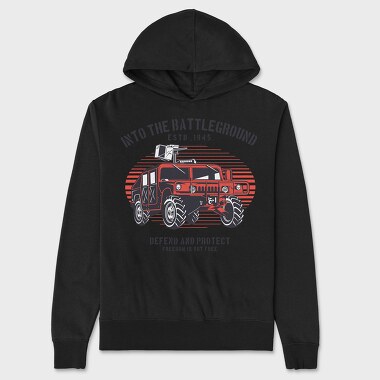 Hummer Defend and Protect 1945, Unisex Men's Hoodie