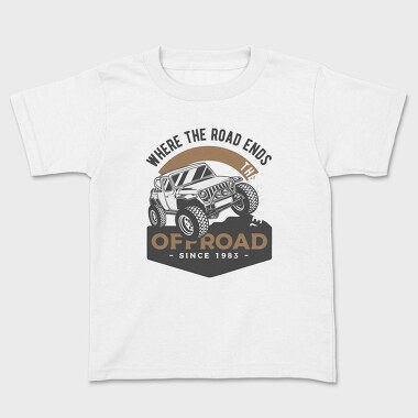 Off Road Jeep 2, Kids' T-Shirt