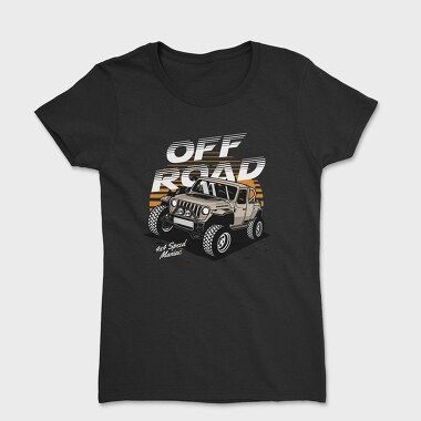 Offroad Jeep Retro Sunset, Women's T-Shirt