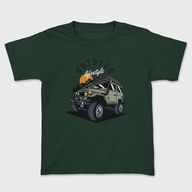 Outdoor Adventure Jeep Offroad, Детска Тениска