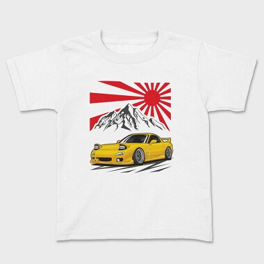 Rx7 Red Sun, Kids' T-Shirt