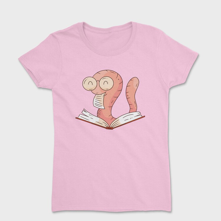 Reading Worm, Women's T-Shirt