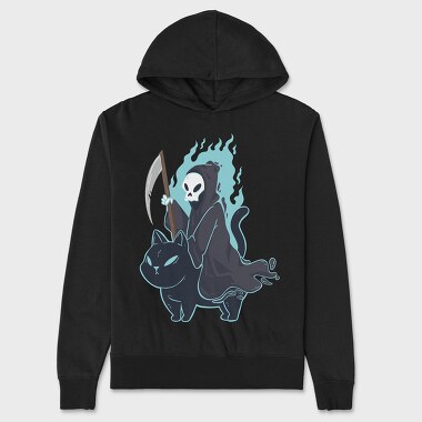 Reaper And Cat, Unisex Men's Hoodie