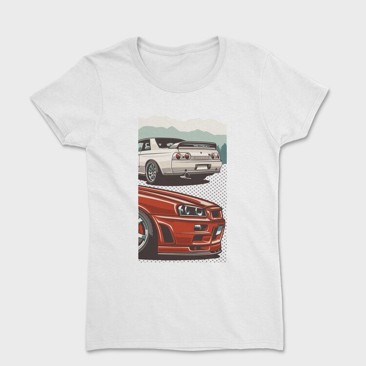 Skyline Front Back, Дамска Тениска