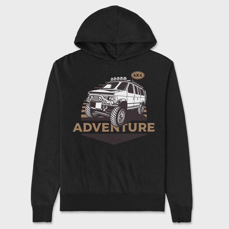 Off Road Van 2, Unisex Men's Hoodie