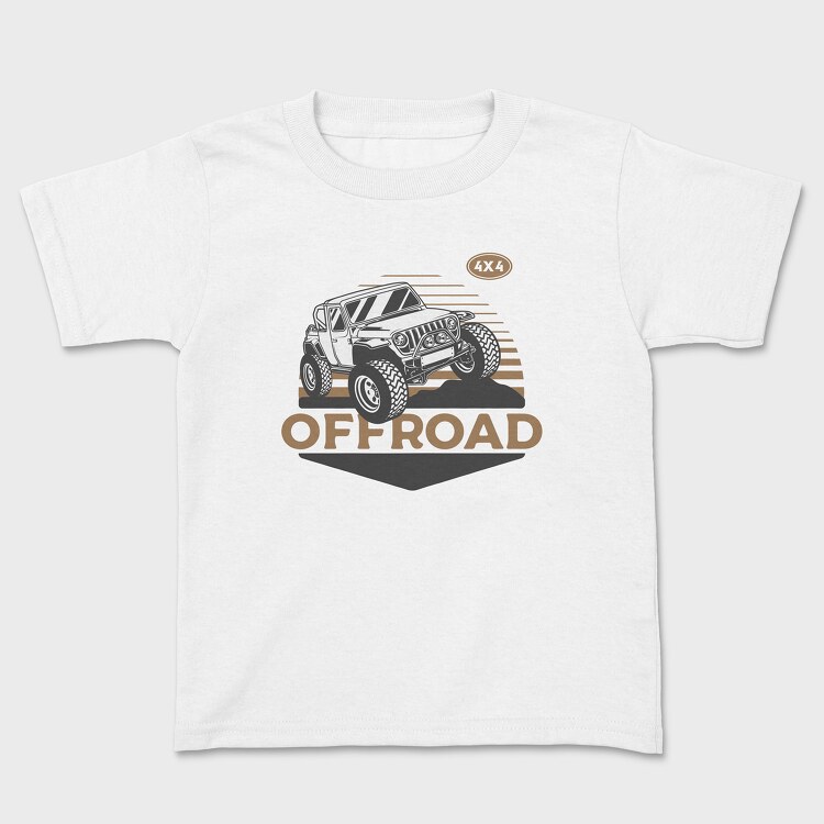Off Road Jeep 0, Kids' T-Shirt