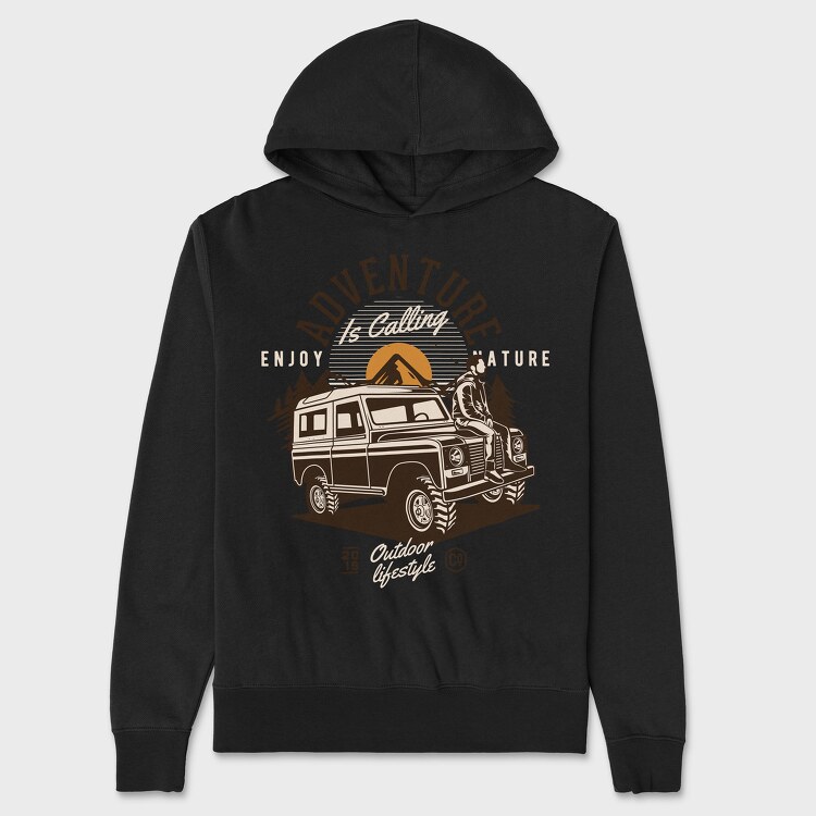 Adenture Offroad Enjoy Nature, Unisex Men's Hoodie