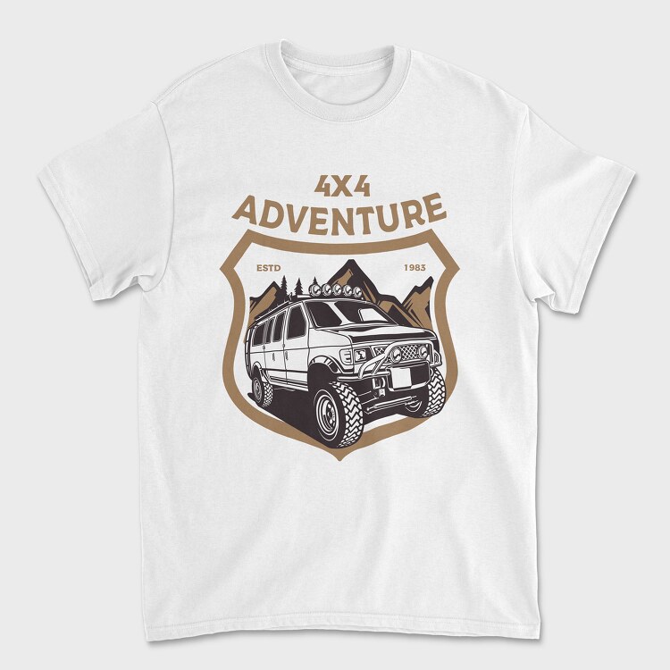 Off Road Van 3, Унисекс Мъжка Тениска