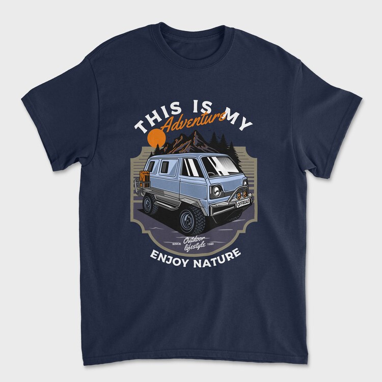 Adventure Offroad Outdoor, Унисекс Мъжка Тениска