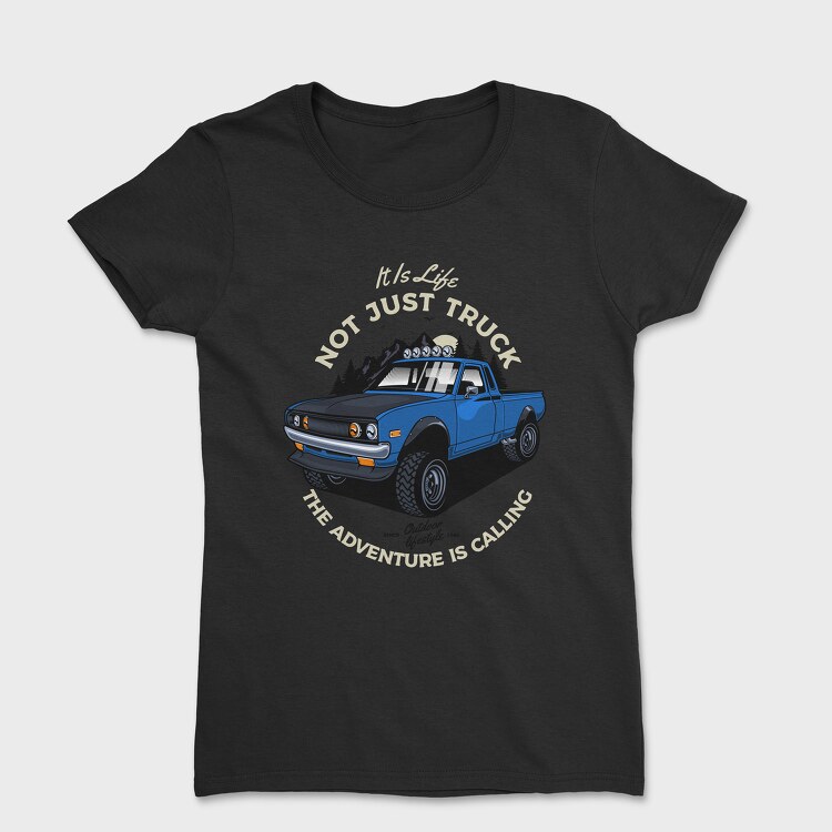 The Adventure Is Calling Offroad Car, Women's T-Shirt