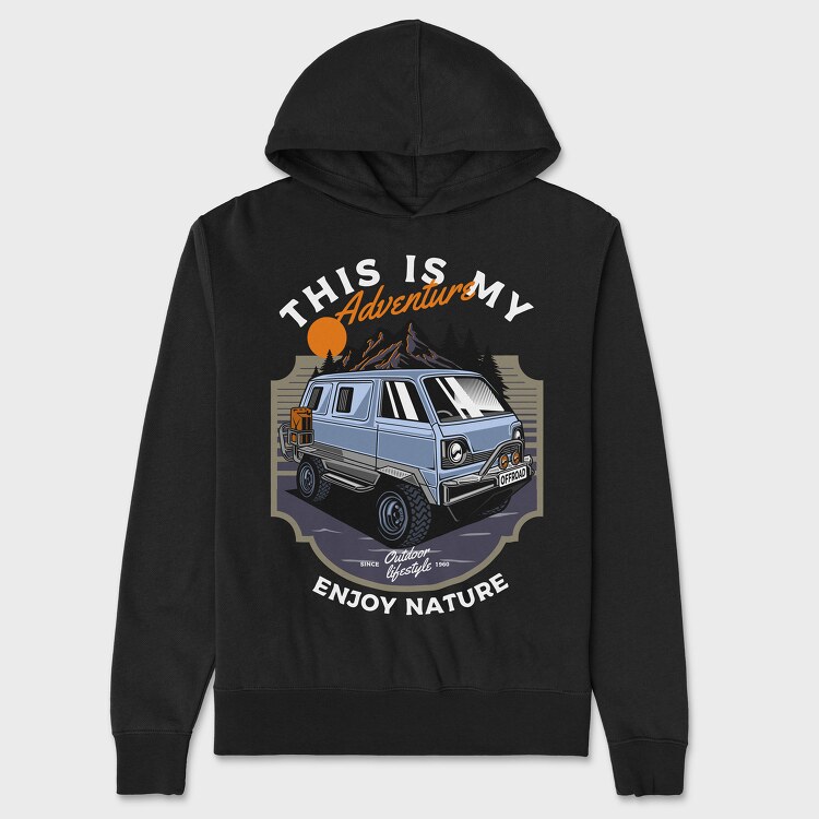 Adventure Offroad Outdoor, Унисекс Мъжко Суичър