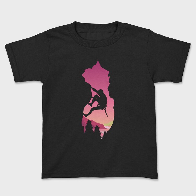 Extreme Climbing, Kids' T-Shirt