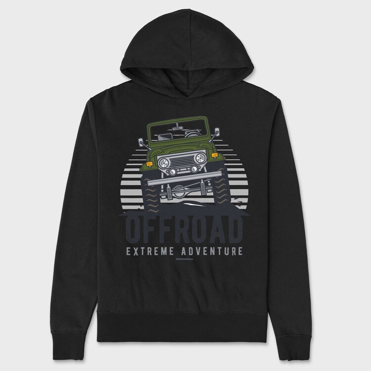 Offroad Extreme Adventure Jeep, Унисекс Мъжко Суичър