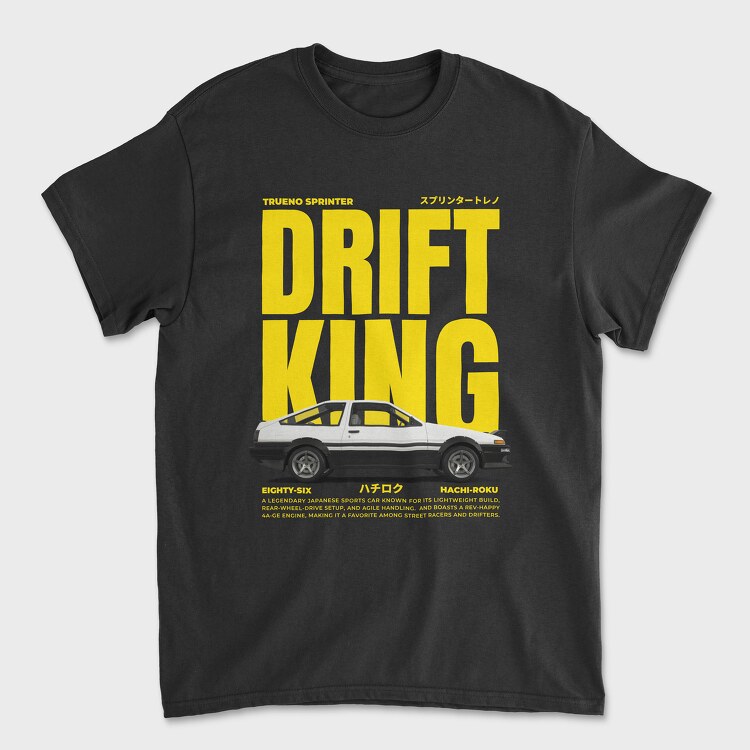 Trueno Drift King, Унисекс Мъжка Тениска