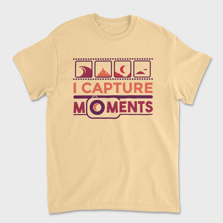 I Capture Moments, Unisex Men's T-Shirt