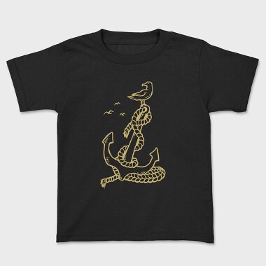 Anchor Bird, Kids' T-Shirt