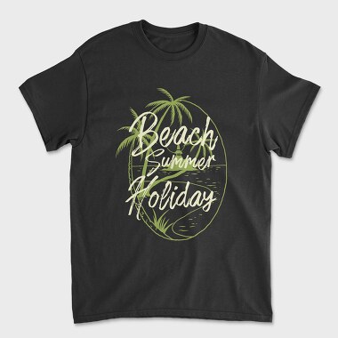 Beach Island, Unisex Men's T-Shirt
