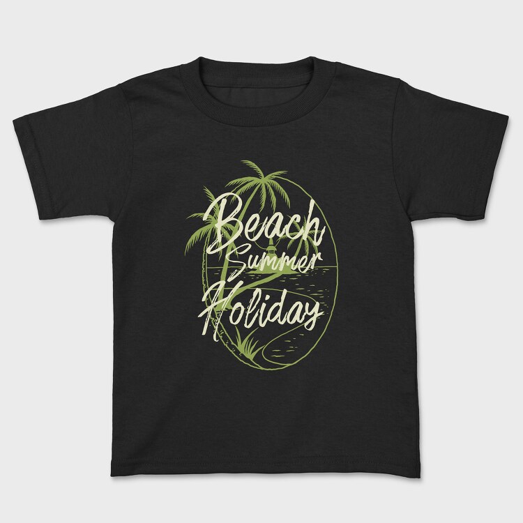 Beach Island, Kids' T-Shirt