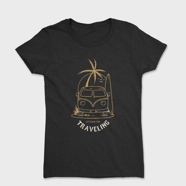 Beach Traveling, Women's T-Shirt